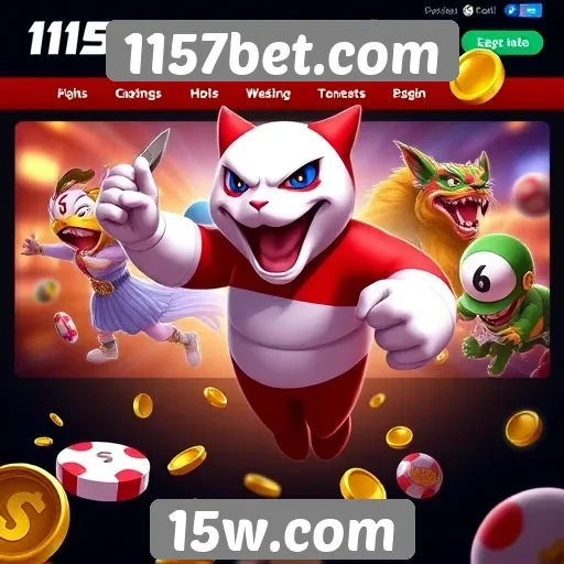 Variedade de jogos disponíveis no 1157bet